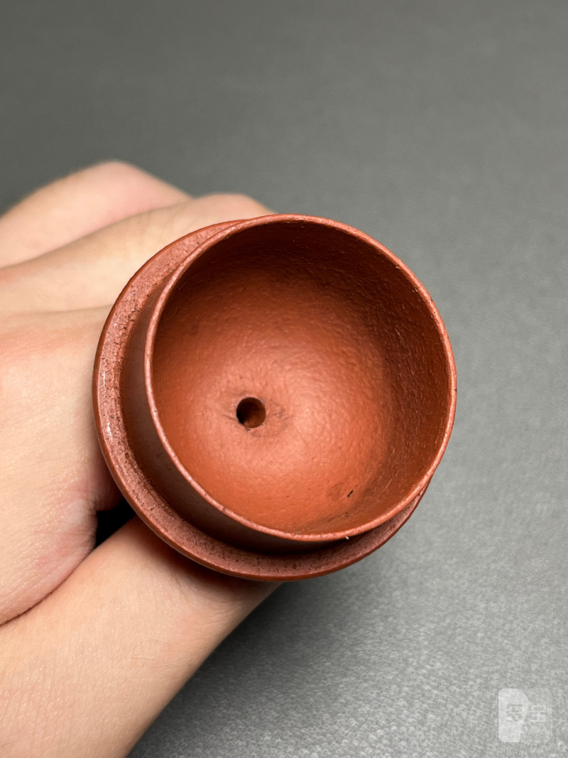 清晚期  “佐茶佑玉”款朱泥圆壶 - 图19